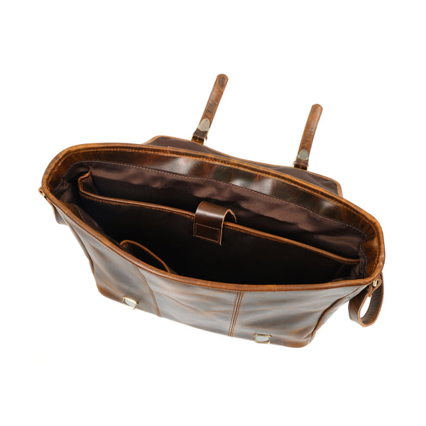 Load image into Gallery viewer, Carter Buffalo Leather Messenger Bag for Men
