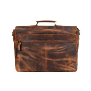 Apollo Buffalo Leather Messenger Bag for Men