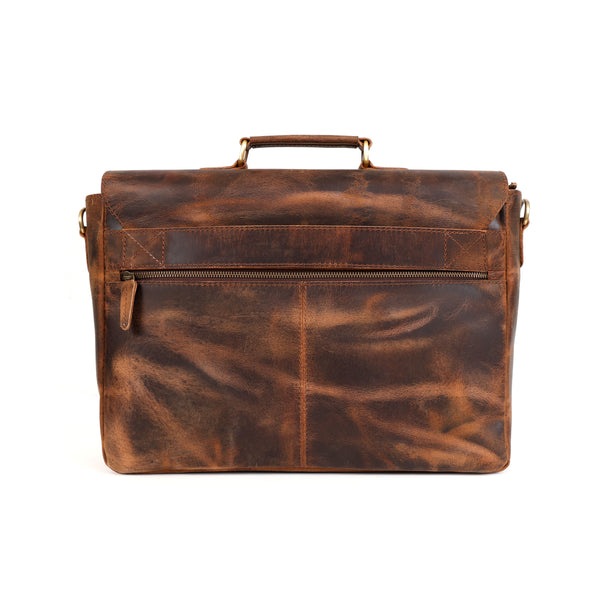Load image into Gallery viewer, Apollo Buffalo Leather Messenger Bag for Men
