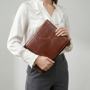 Apex Buffalo Leather Portfolio Padfolio
