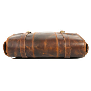 Carter Buffalo Leather Messenger Bag for Men