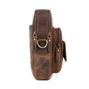 Cali Buffalo Leather Crossbody Bag