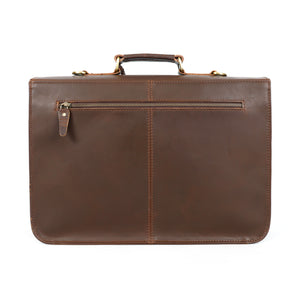 Bennett Buffalo Leather Messenger Bag for Men