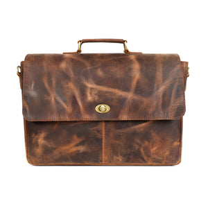 Apollo Buffalo Leather Messenger Bag for Men