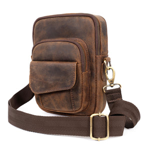 Cali Buffalo Leather Crossbody Bag