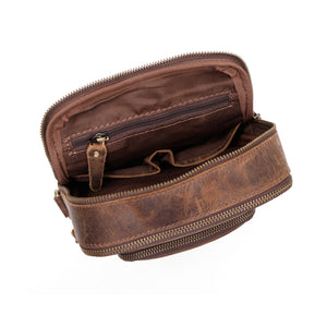 Cali Buffalo Leather Crossbody Bag