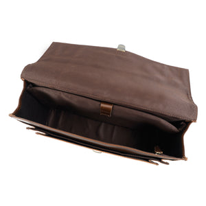 Bennett Buffalo Leather Messenger Bag for Men