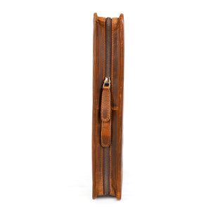 Elite Buffalo Leather Zippered Padfolio