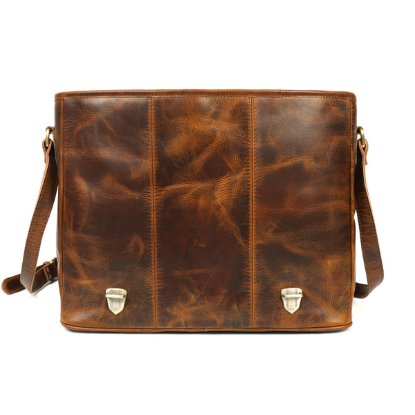 Load image into Gallery viewer, Carter Buffalo Leather Messenger Bag for Men
