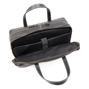 Dylan Black Leather Briefcase