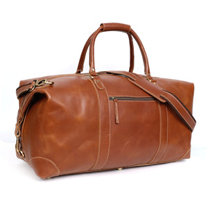 Florian Buffalo Leather Duffel Bag