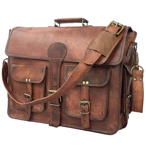 Load image into Gallery viewer, Glenn Leather Briefcase Bag for Men
