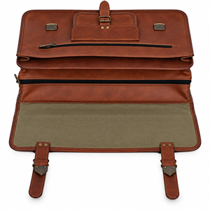 Grove Leather Messenger Bag