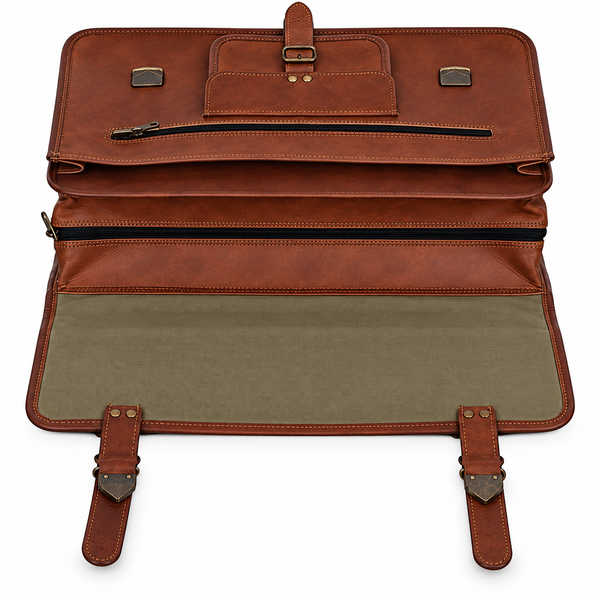 Load image into Gallery viewer, Grove Leather Messenger Bag
