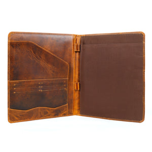 Hollis Buffalo Leather Portfolio Padfolio
