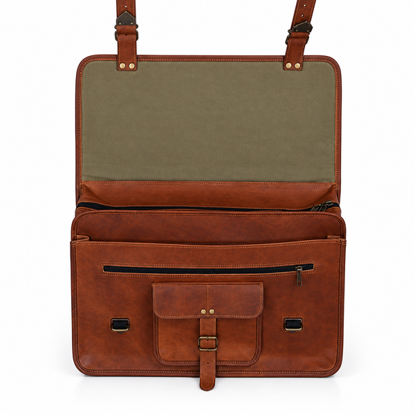 Load image into Gallery viewer, Grove Leather Messenger Bag
