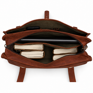 Grove Leather Messenger Bag