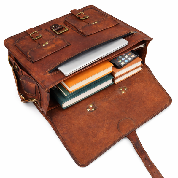 Load image into Gallery viewer, Glenn Leather Briefcase Bag for Men
