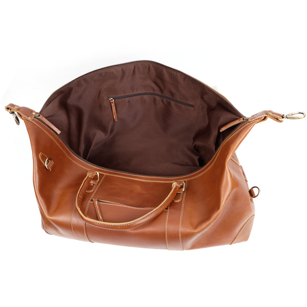 Load image into Gallery viewer, Florian Buffalo Leather Duffel Bag
