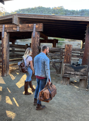 Juniper Leather Duffel Bag for Men