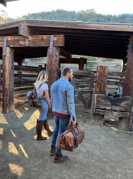 Load image into Gallery viewer, Juniper Leather Duffel Bag for Men
