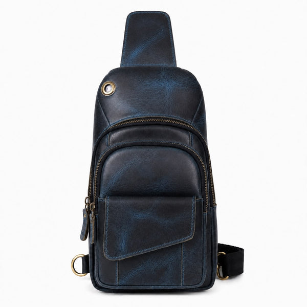 Load image into Gallery viewer, Cali Buffalo Leather Sling Bag

