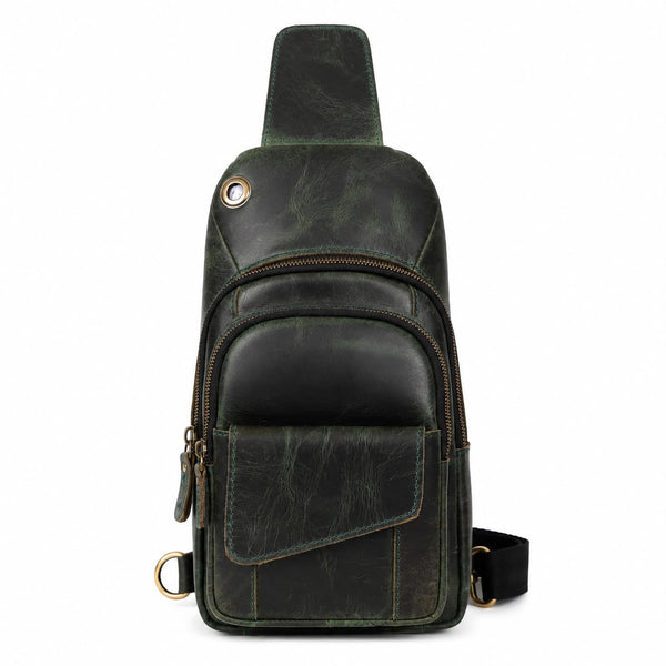 Load image into Gallery viewer, Cali Buffalo Leather Sling Bag
