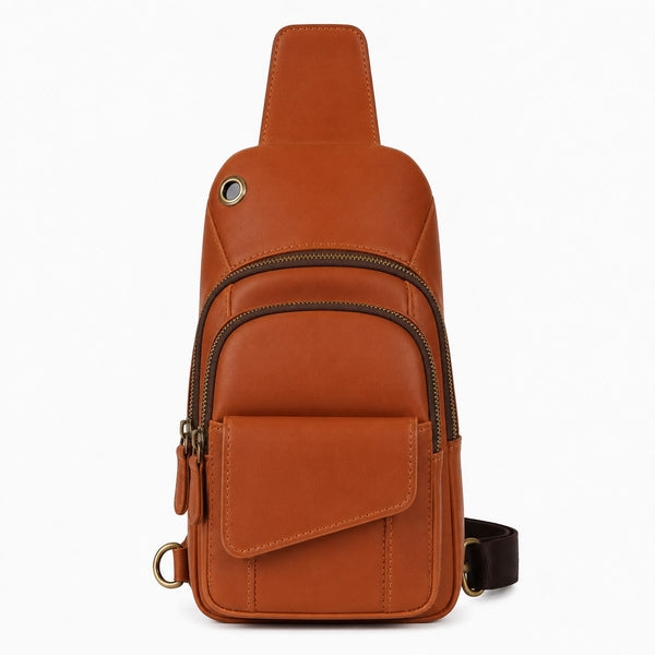 Load image into Gallery viewer, Cali Buffalo Leather Sling Bag
