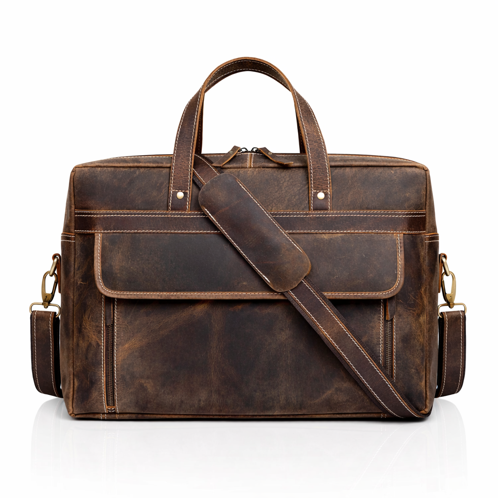 american leather dylan backpack Dylan Brown Buffalo Leather Briefcase 18