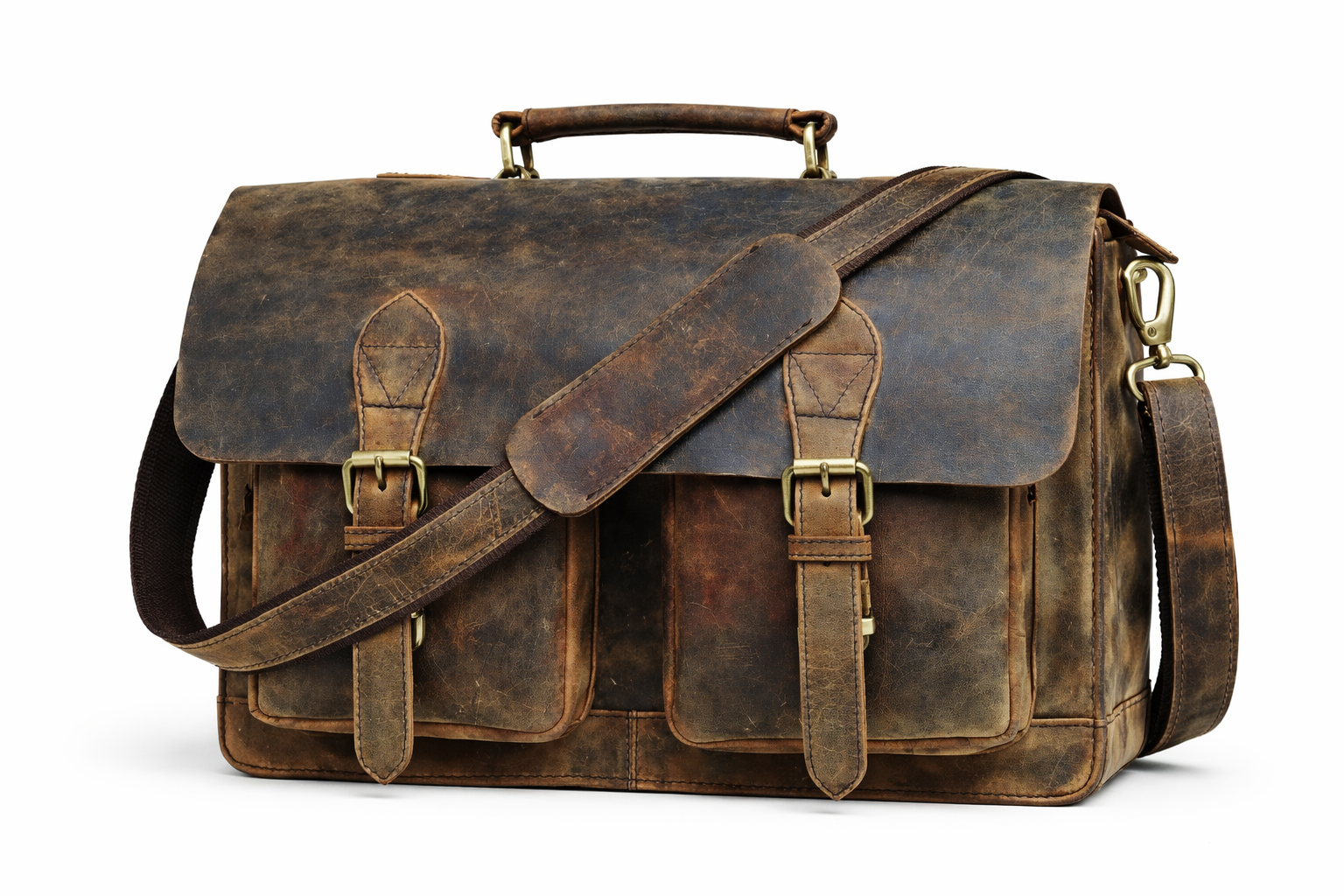 Men's Leather Messenger Bag for a laptop | Lennox | Emerson