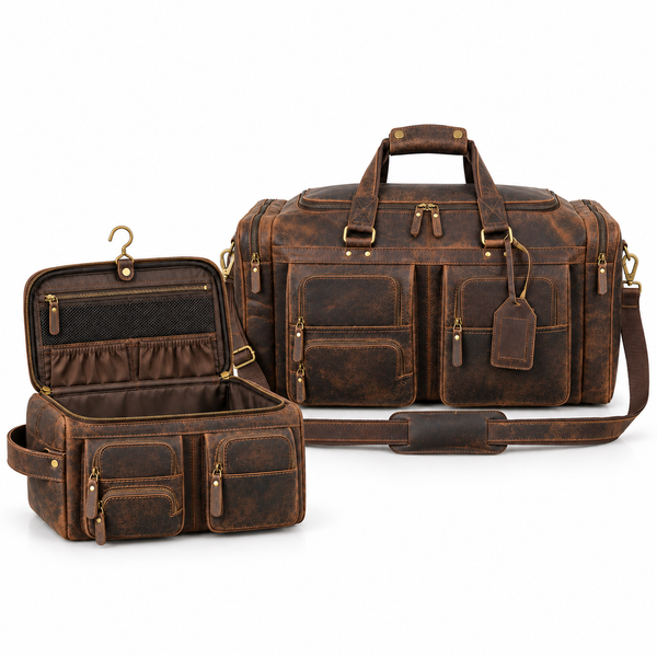 Load image into Gallery viewer, Dean Leather Travel Duo
