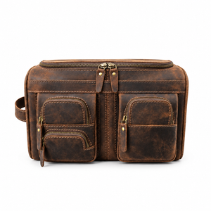 Dean Buffalo Leather Toiletry Bag