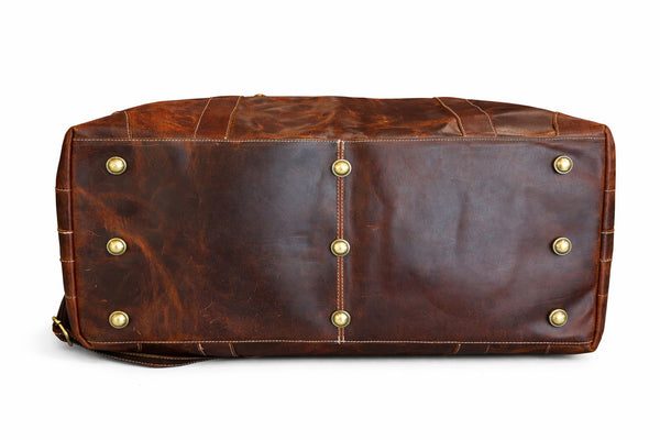 Load image into Gallery viewer, Deluxe Handmade Buffalo Leather Duffel Bag (Open Box)
