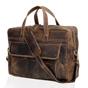 Dylan Buffalo Leather Briefcase