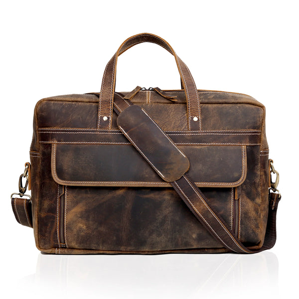 Load image into Gallery viewer, Dylan Buffalo Leather Briefcase
