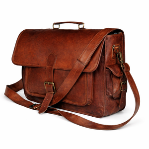 Perry Leather Messenger Bag for Men