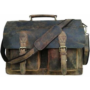 Lennox Leather Messenger Bag
