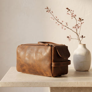 Griffin Buffalo Leather Toiletry Bag