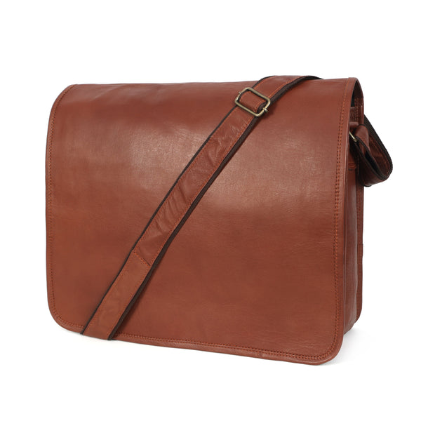 Load image into Gallery viewer, Summit Handmade Leather Messenger Bag for Men

