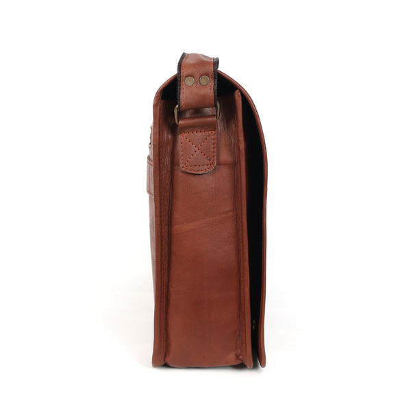 Load image into Gallery viewer, Summit Handmade Leather Messenger Bag for Men
