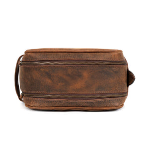 Harrison Buffalo Leather Toiletry Bag