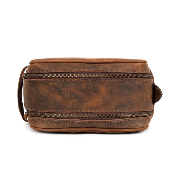 Load image into Gallery viewer, Harrison Buffalo Leather Toiletry Bag
