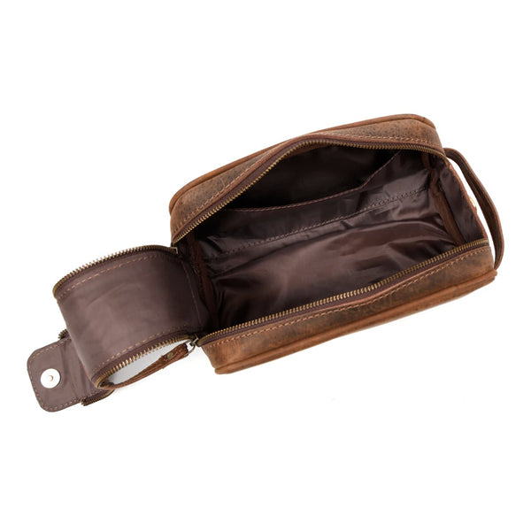 Load image into Gallery viewer, Harrison Buffalo Leather Toiletry Bag
