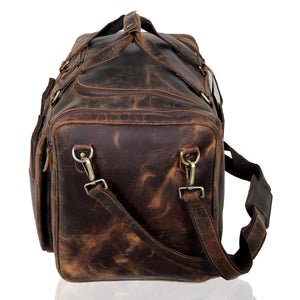 Dean Buffalo Leather Duffel Bag for Men