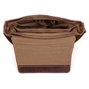 Wesley Buffalo Leather Messenger Bag