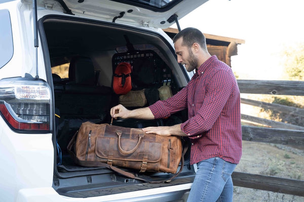 Load image into Gallery viewer, Juniper Leather Duffel Bag for Men
