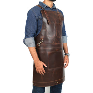Handmade Buffalo Leather Apron
