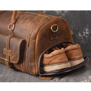 Juniper Leather Duffel Bag for Men