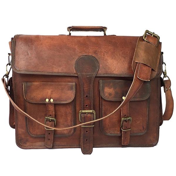 Load image into Gallery viewer, Glenn Leather Briefcase Bag for Men

