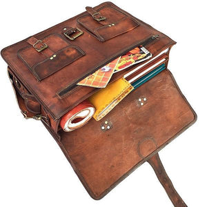 Glenn Leather Briefcase Bag for Men